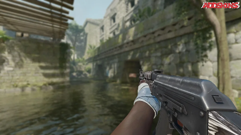 AK-47 | Black Laminate holding