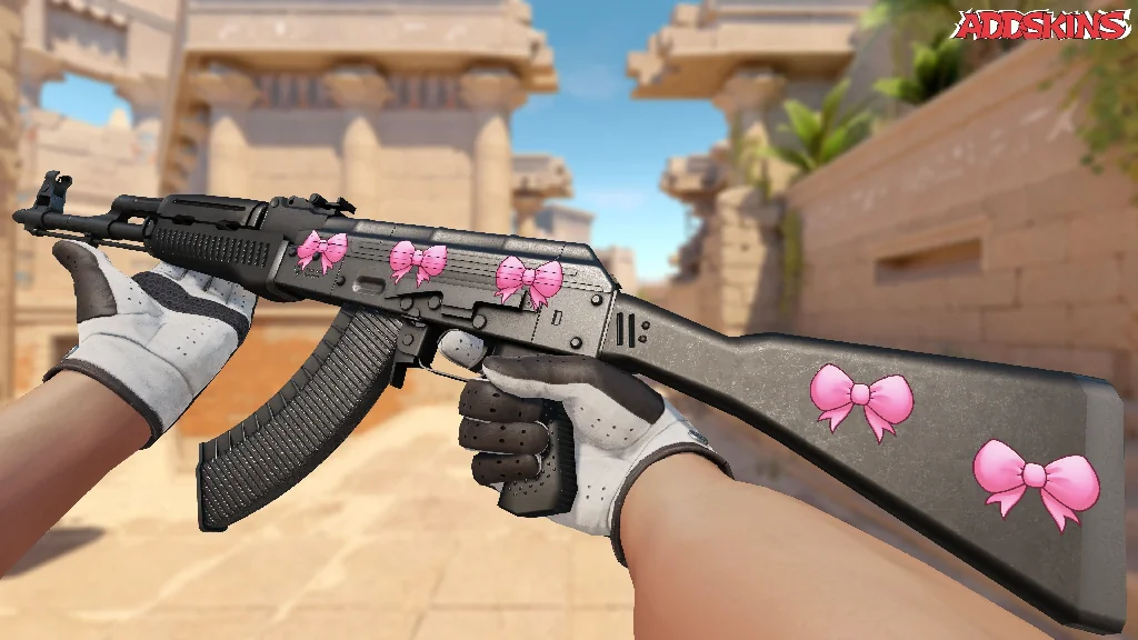 Sticker | Ribbon Tie inspecting