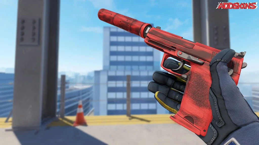 USP-S | Bleeding Edge inspecting