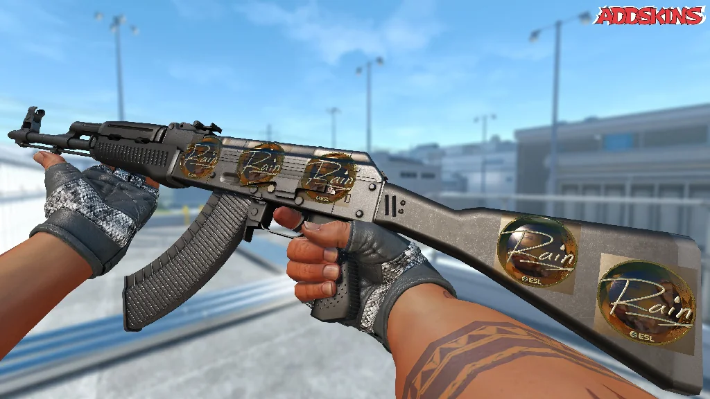 Sticker | rain (Gold) | Katowice 2019 inspecting