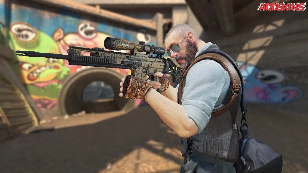SCAR-20 | Sirocco Script pose-2