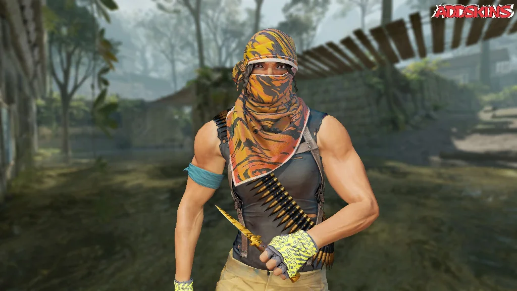 ★ Stiletto Knife | Tiger Tooth pose-1