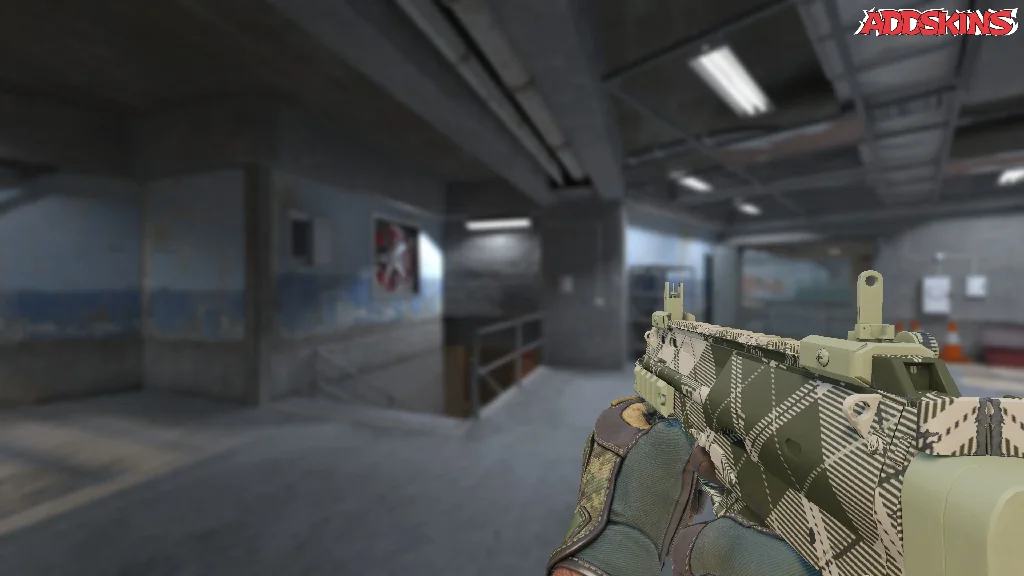 MP7 | Olive Plaid holding