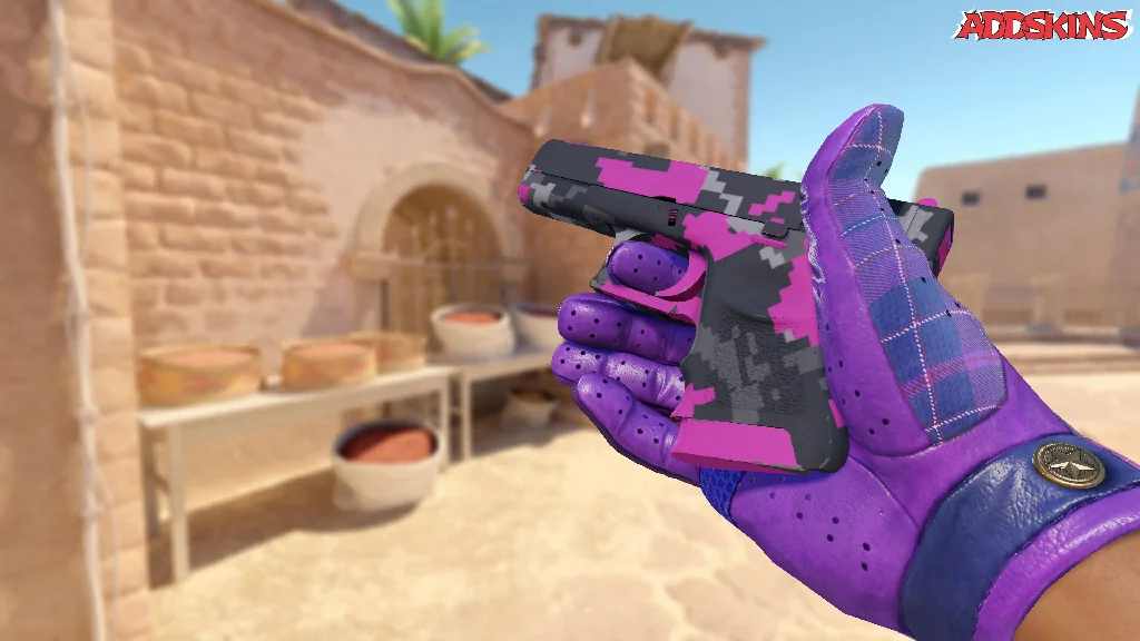 Glock-18 | Pink DDPAT inspecting