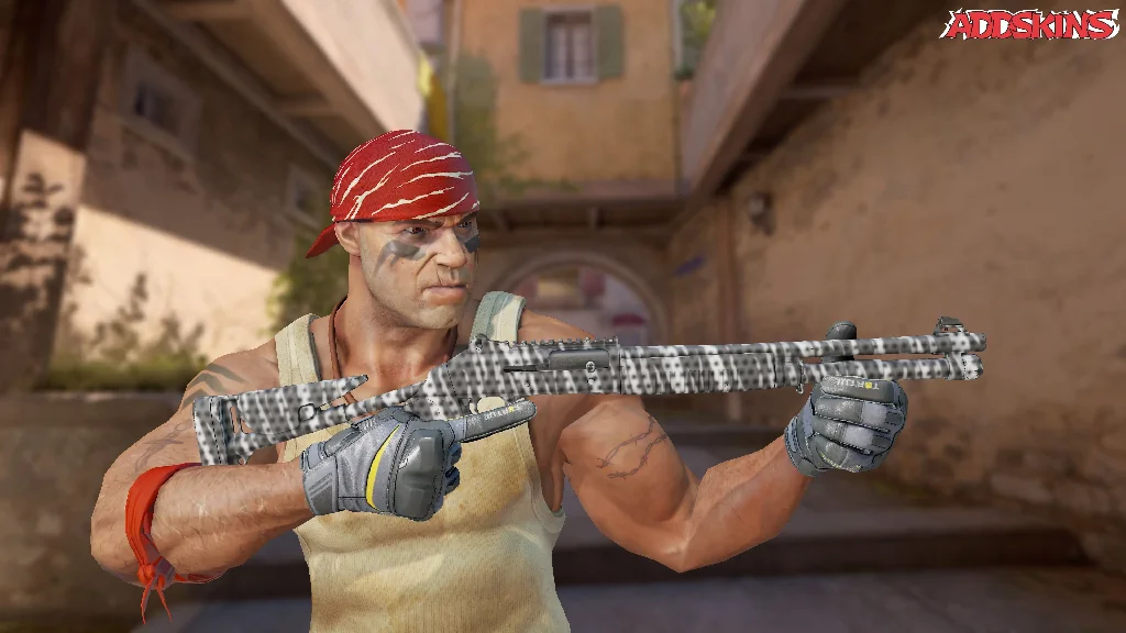 XM1014 | Urban Perforated pose-3