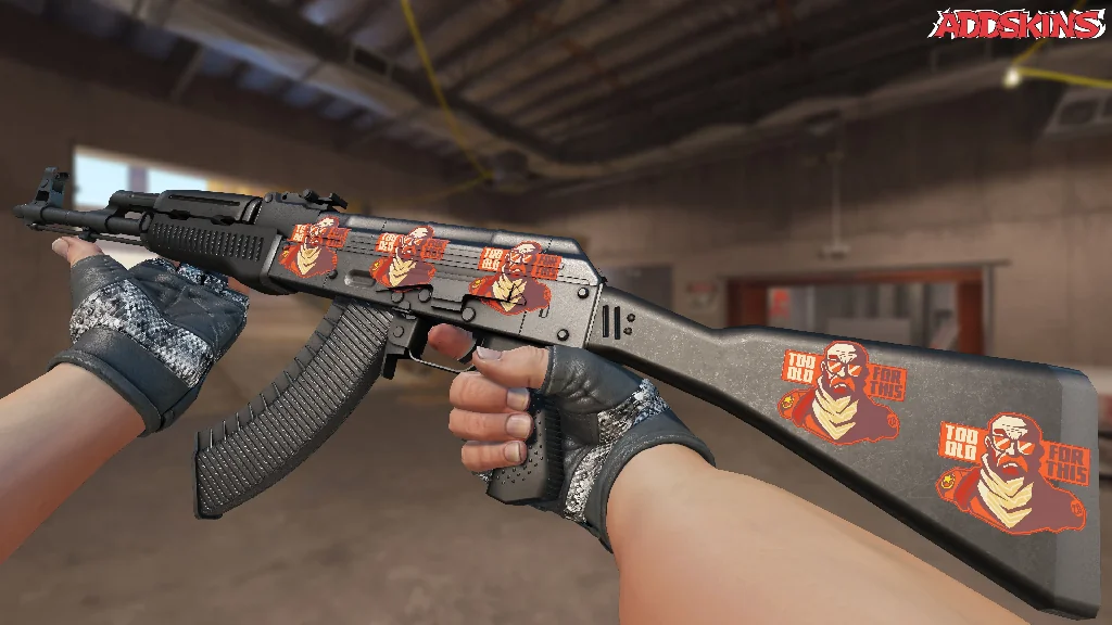 Sticker | Too Old for This inspecting