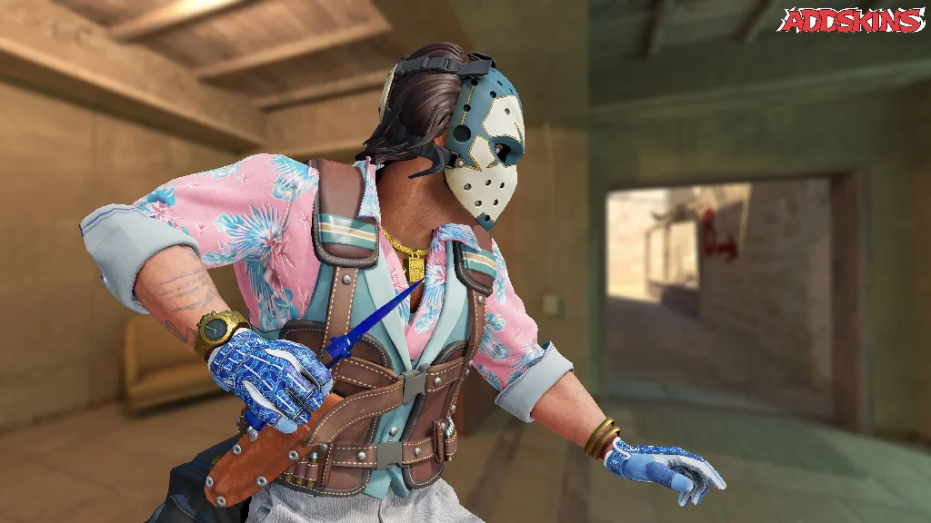 ★ Stiletto Knife | Doppler Sapphire pose-3