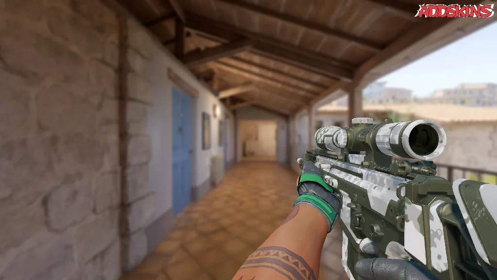SCAR-20 | Arctic Camo Panels holding