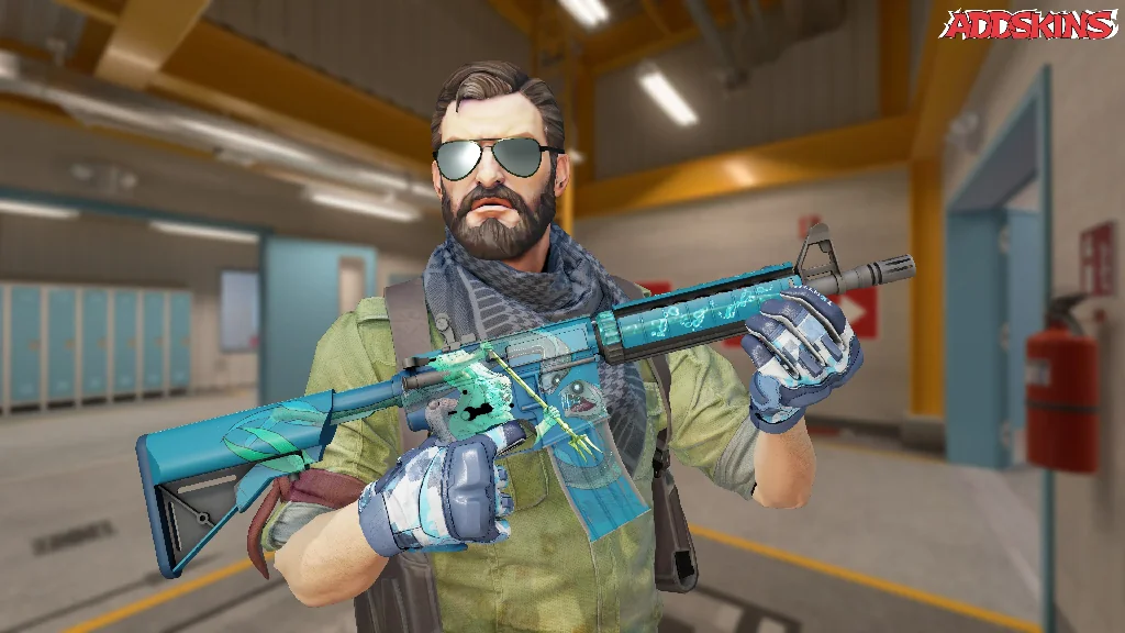 M4A4 | Poseidon pose-1
