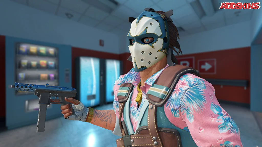 Tec-9 | Blue Titanium pose-3