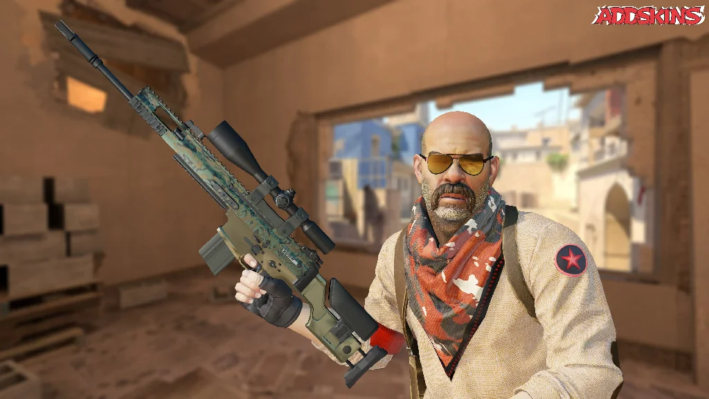 SCAR-20 | Army Sheen pose-2