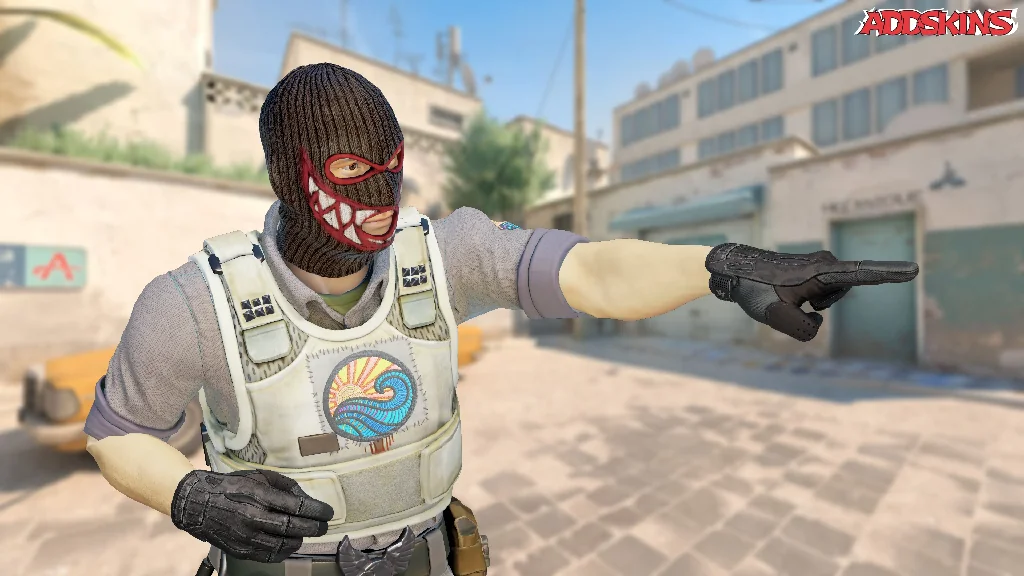 Patch | Sunset Wave pose-2