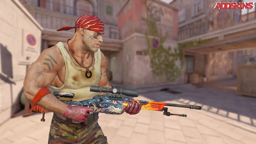 SSG 08 | Dragonfire pose-3