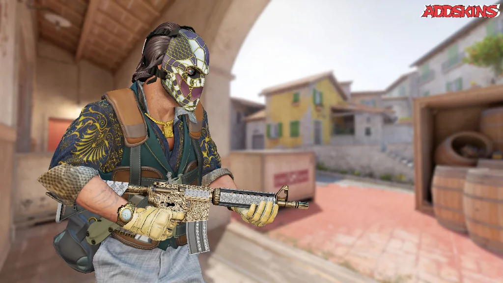 M4A4 | Royal Paladin pose-3