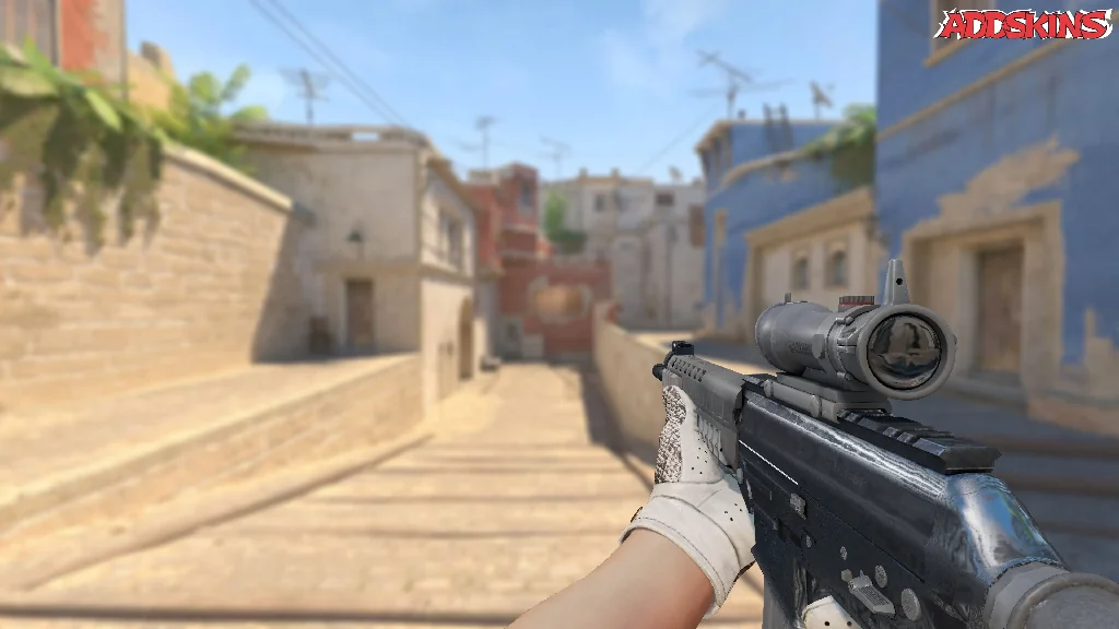 SG 553 | Damascus Steel holding