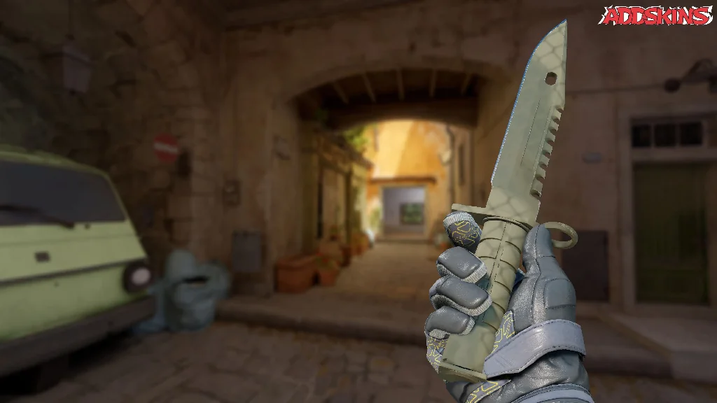 ★ M9 Bayonet | Safari Mesh inspecting