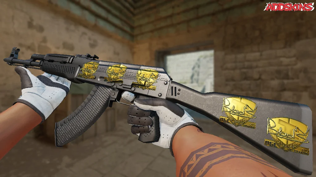 Sticker | B1ad3 (Gold) | Krakow 2017 inspecting