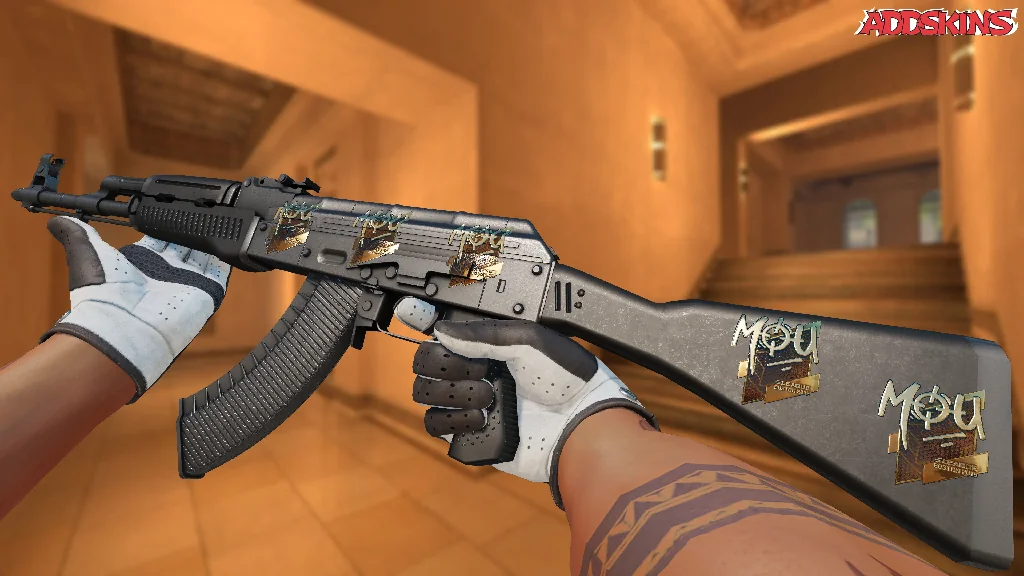 Sticker | mou (Gold) | Boston 2018 inspecting