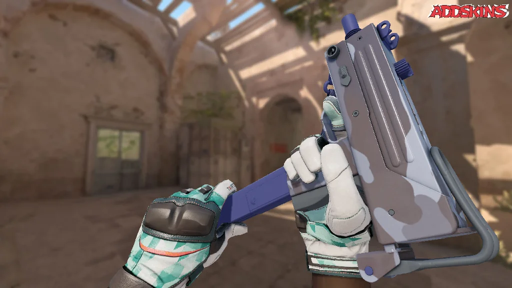 MAC-10 | Storm Camo reloading