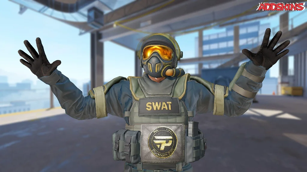 Patch | paiN Gaming (Gold) | Stockholm 2021 pose-1