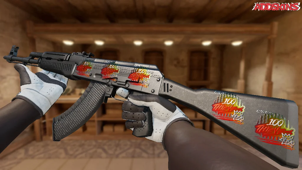 Sticker | 100 Thieves (Foil) | 2020 RMR inspecting