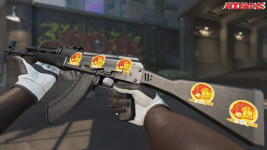 Sticker | Fancy Koi inspecting