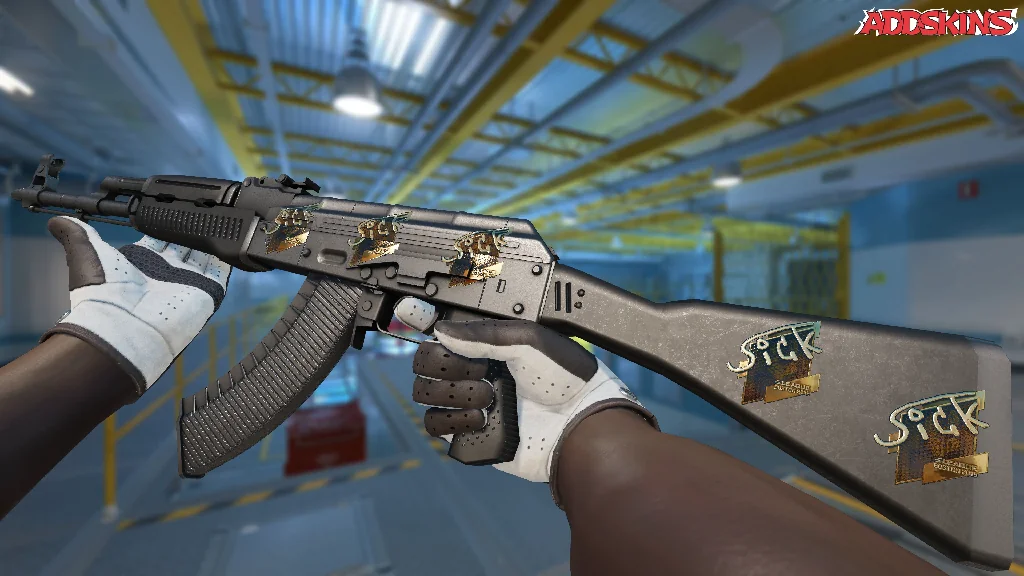 Sticker | SicK (Gold) | Boston 2018 inspecting