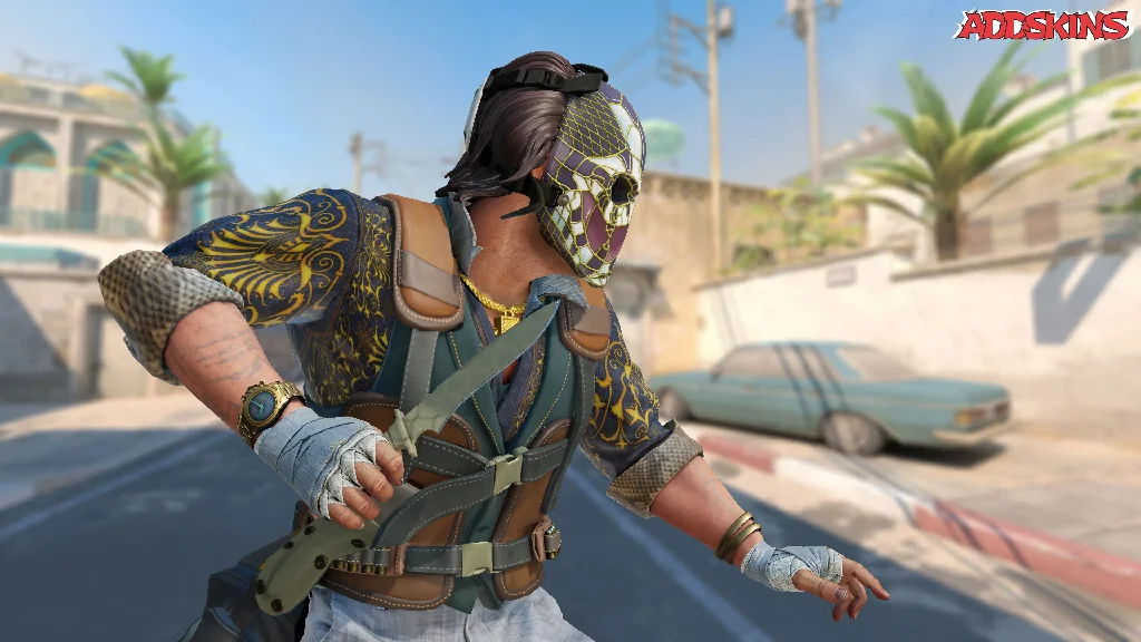 ★ Classic Knife | Safari Mesh pose-3