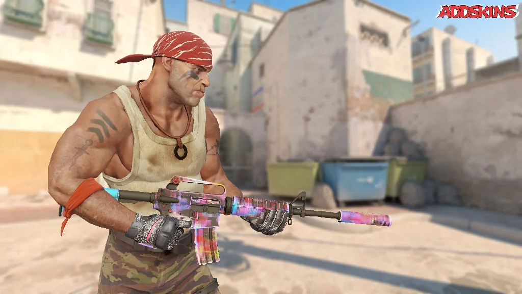 M4A1-S | Glitched Paint pose-3