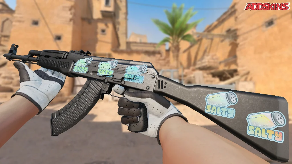 Sticker | Salty (Holo) inspecting
