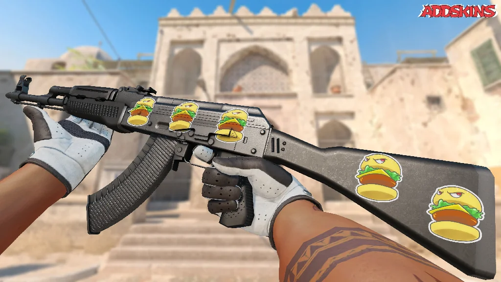 Sticker | Bossy Burger inspecting