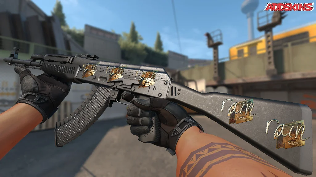 Sticker | rain (Gold) | Boston 2018 inspecting