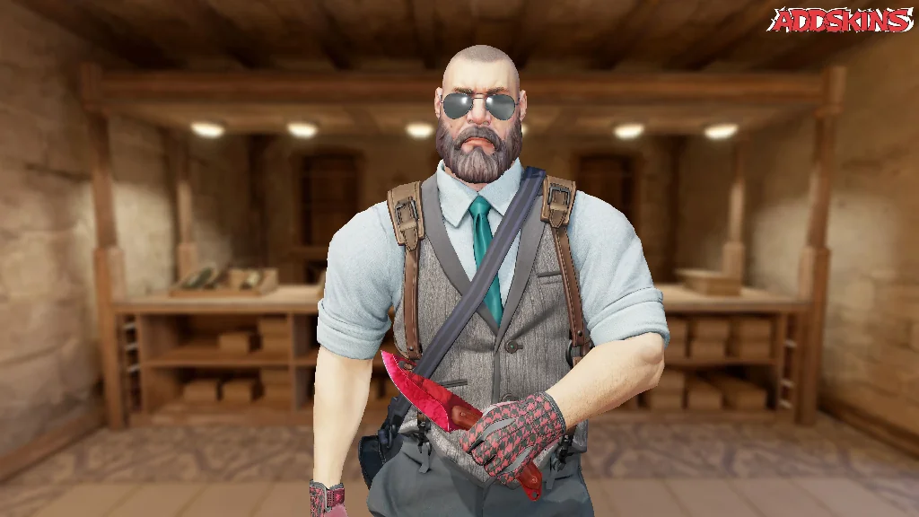 ★ Gut Knife | Doppler Ruby pose-1
