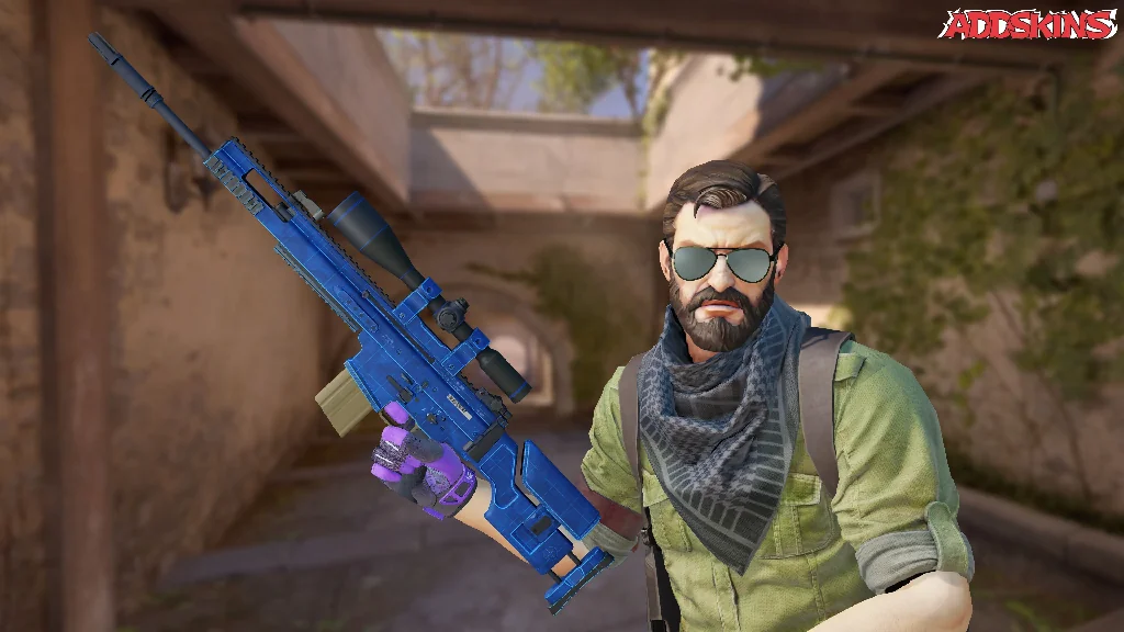 SCAR-20 | Blueprint pose-2