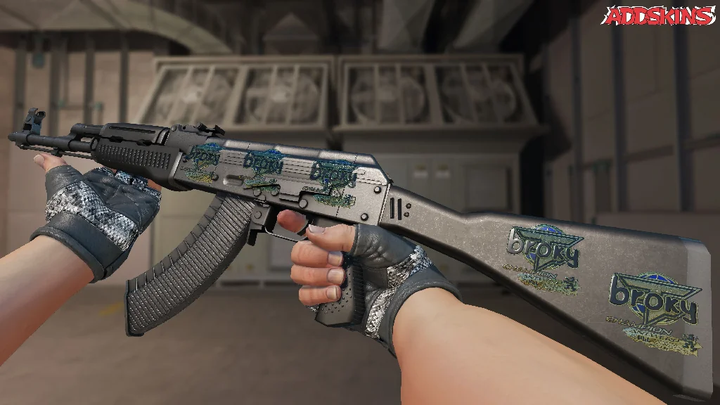 Sticker | broky (Gold, Champion) | Antwerp 2022 inspecting