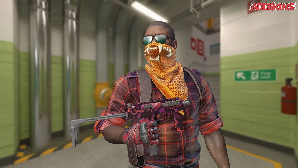 MP9 | Ruby Poison Dart pose-1