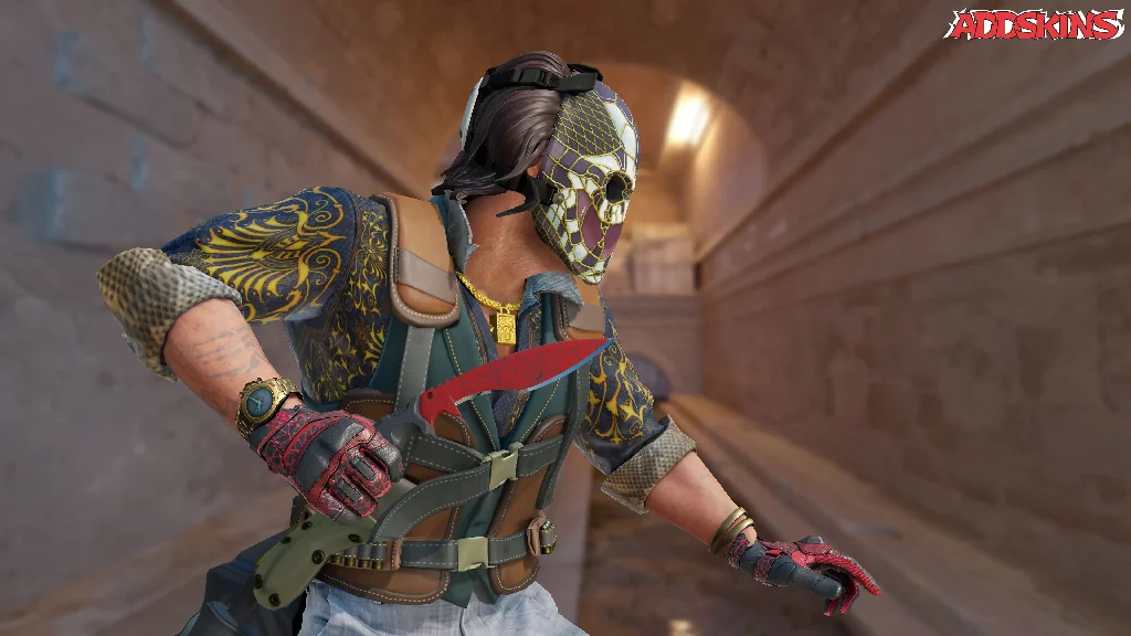 ★ Kukri Knife | Crimson Web pose-3