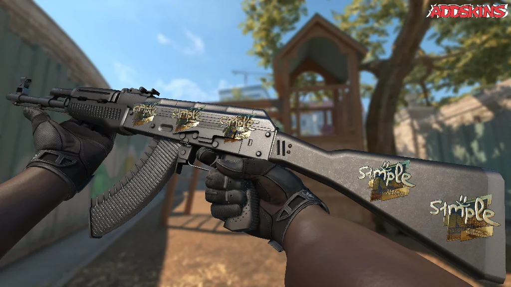 Sticker | s1mple (Gold) | Boston 2018 inspecting