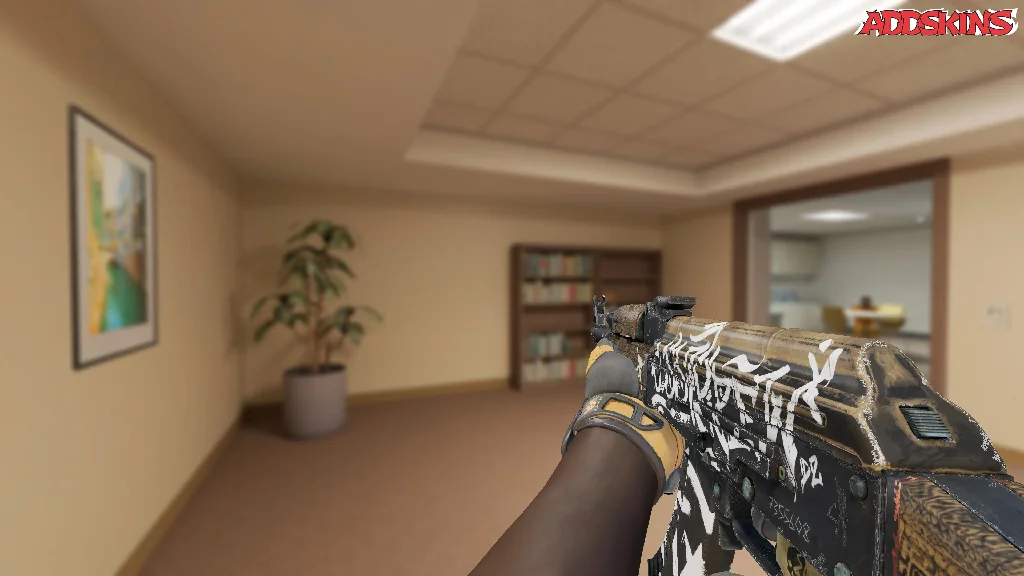 AK-47 | Wasteland Rebel holding