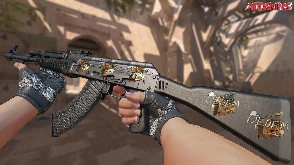 Sticker | olofmeister (Gold) | Boston 2018 inspecting