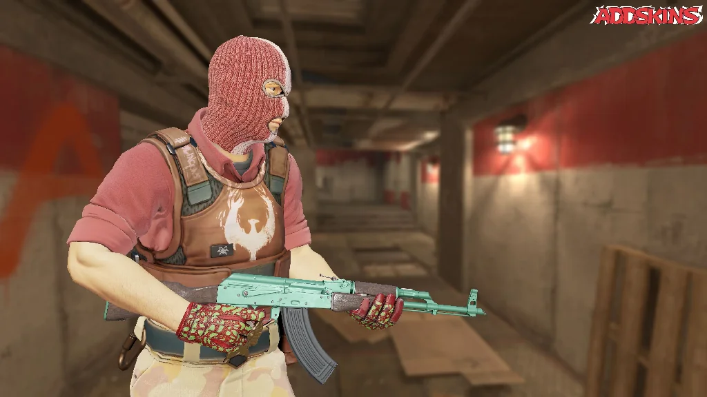 AK-47 | Wintergreen pose-3