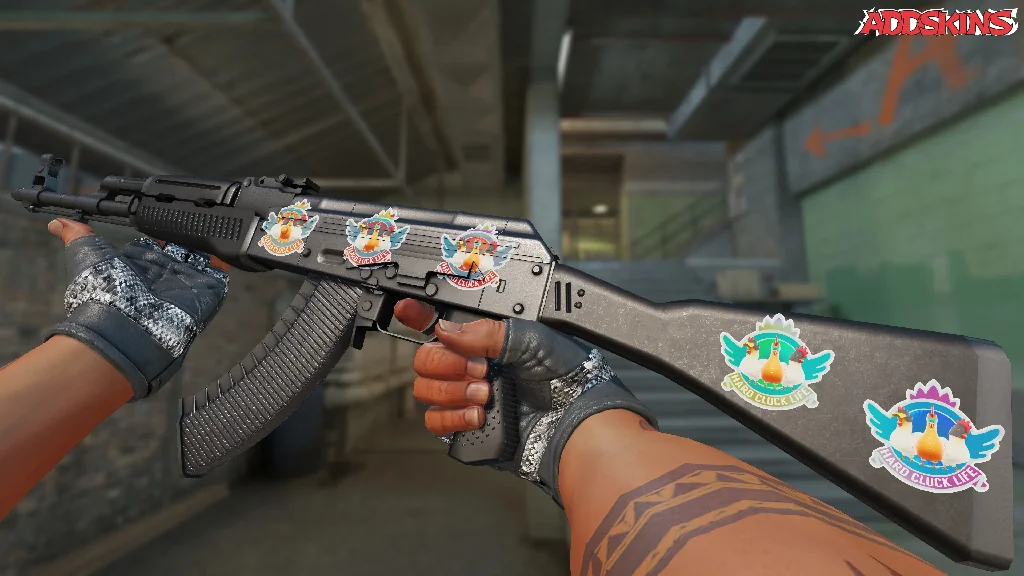 Sticker | Hard Cluck Life (Holo) inspecting