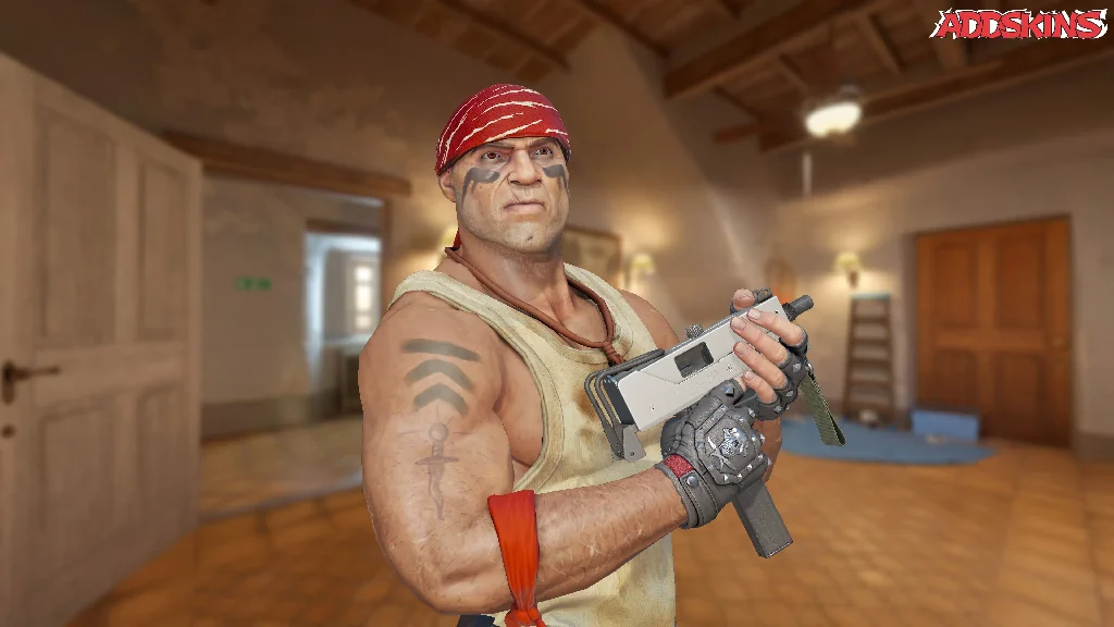 MAC-10 | Silver pose-3