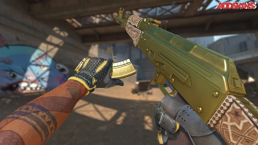 AK-47 | Gold Arabesque reloading