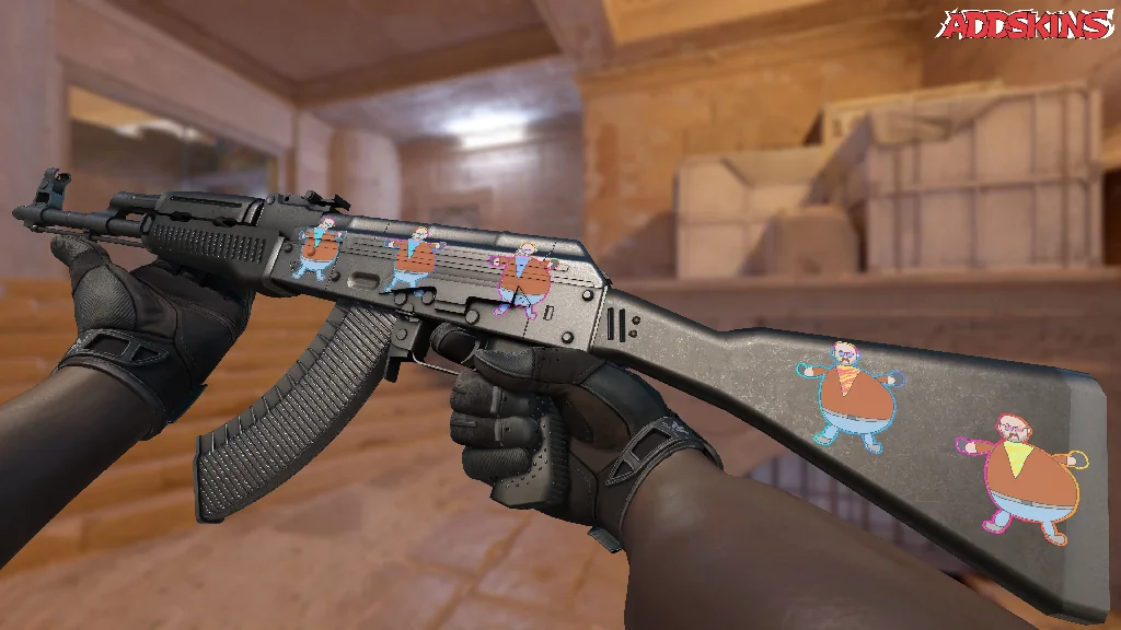 Sticker | Poorly Drawn Leet Crew (Holo) inspecting