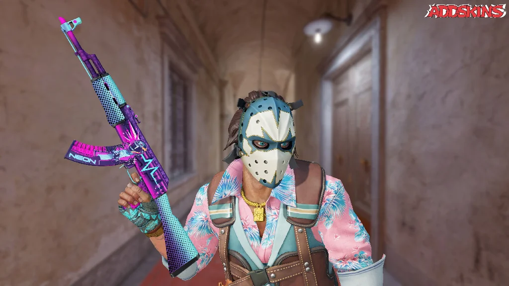 AK-47 | Neon Rider pose-2