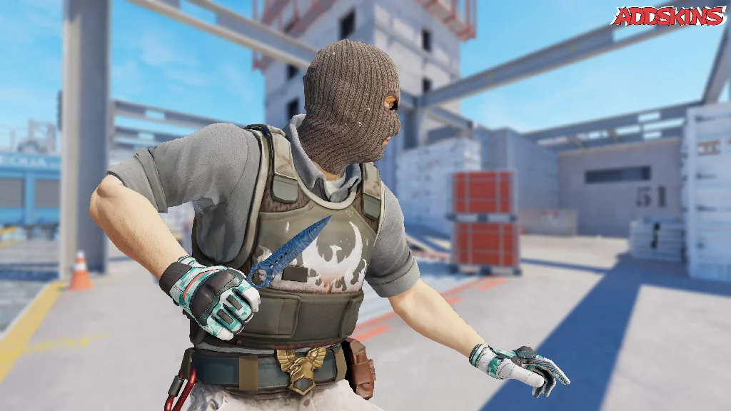 ★ Skeleton Knife | Damascus Steel pose-3