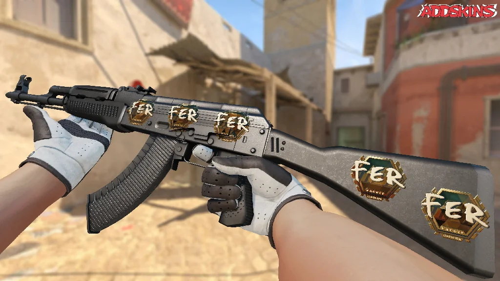 Sticker | fer (Gold) | London 2018 inspecting
