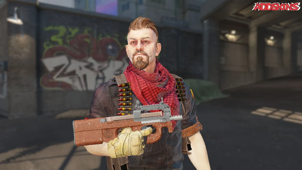 P90 | Leather pose-1