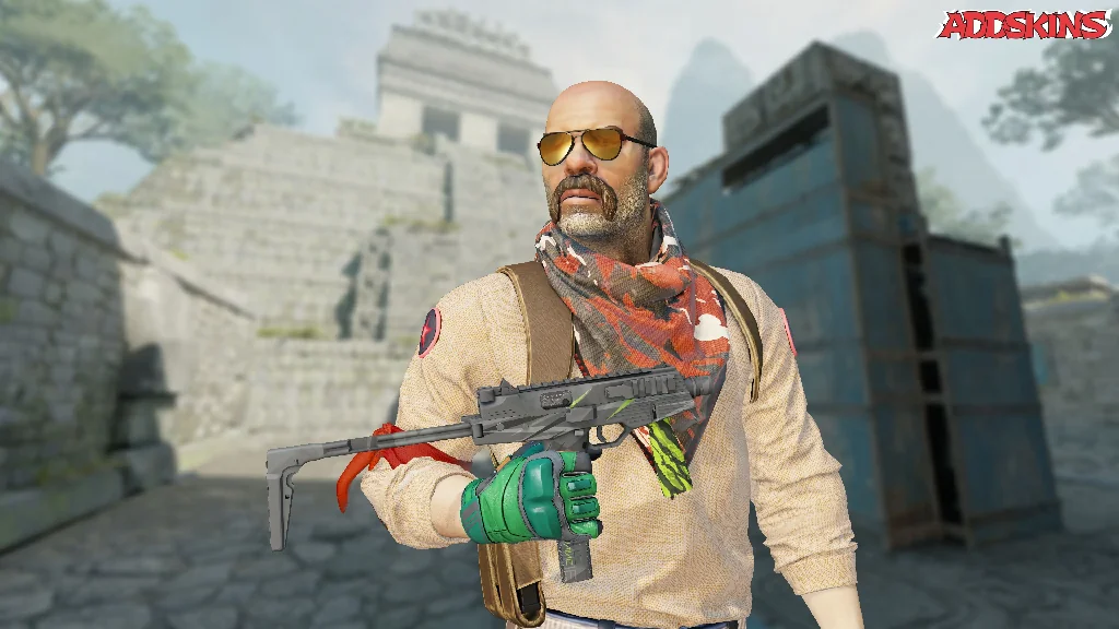 MP9 | Deadly Poison pose-1
